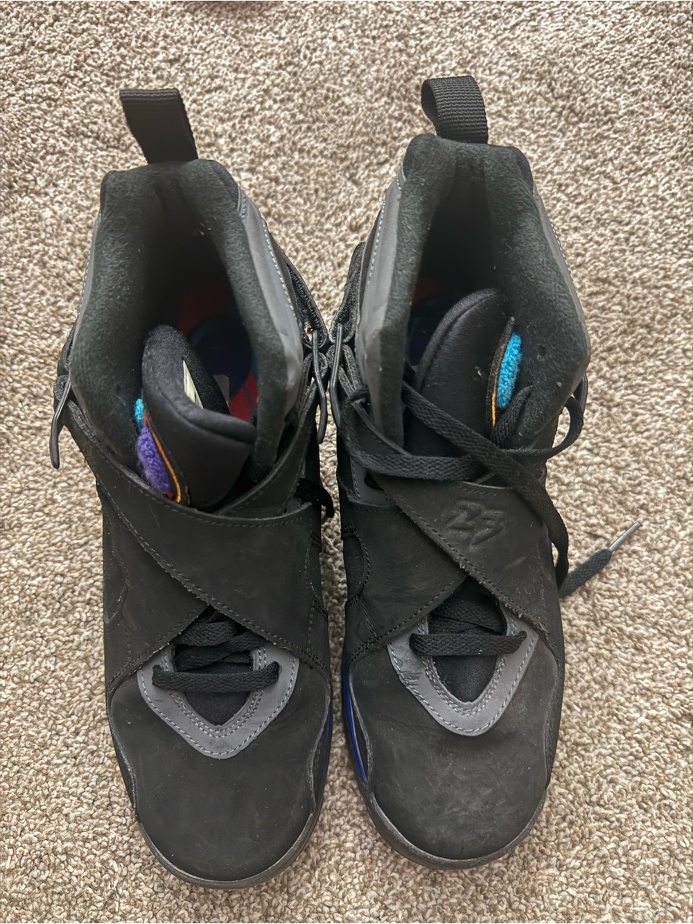 Air Jordan 8 Retro Aqua Boy’s Sneakers
